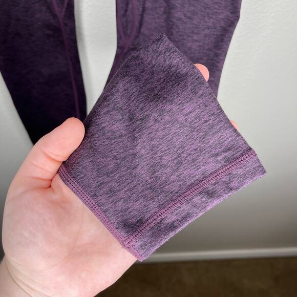ZYIA ACTIVE 7/8 Leggings Heathered Plum Size 6-8 - Picture 5 of 10